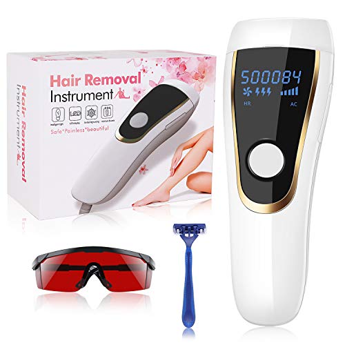 IPL Hair Removal, Easkep System for Women and Men Profesional Painless Permanent Facial Body Home Use Device Treatment Wholebody