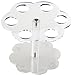 YestBuy Ice Cream Cone Holder Stand Cupcake Stand with 8 Holes Capacity Clear Clear Acrylic Cone Display Stand Weddings Baby Showers Birthday Parties Anniversaries Christmas Snack Tray