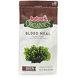 Jobe’s Organics Blood Meal 12-0-0 Organic Nitrogen for Berries, Leafy Vegetables, Ferns, Shrubs and Composting, 3 pound bag 