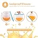 8 Pack Reusable Silicone Food Storage Bags,Wolife Airtight Seal Food Menstrual Cups/Food Grade/Versatile Preservation Bag Container for Vegetable,Liquid,Snack,Meat,Lunch,Fruit(4-Medium,4-Large)