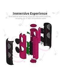 Altavoz Bluetooth portátil con IPX5 resistente al agua, sonido superior, graves mejorados, luz de flash, tarjeta TF, radio FM, micrófono integrado para fiestas al aire libre, altavoces inalámbricos