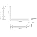 Mellewell 4 PCS Stainless Steel Heavy Duty L-Shaped Corner Braces Joint Angle Bracket Shelf Brackets, 10 x 6 inches, CB8017D-4