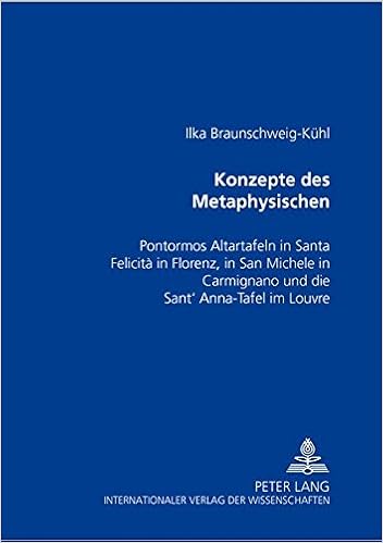 Konzepte Des Metaphysischen Pontormos Altartafeln In Santa