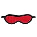 Bed Restraints Kit Under Bed Bondage Eye Mask Blindfolds Soft Wrist and Ankle Handcuffs with Restraint Straps Rope for Couples Sex（Black+Red）