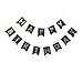 Birthday Decorations- Black and Gold Party Decorations (85Pcs)- Happy Birthday Banner, 20 Party Balloons, 10 Paper Pom Poms, 10 Tassels and 32 Round Paper Garland Perfect for Any Birthday Party