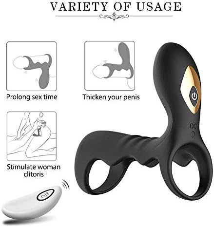 QMZZN Men's Power Toy Strong Power Delay Ring Silicone Massage Ring -100% Medical Grade Silicone QMZZN