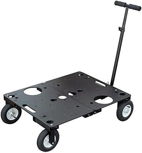 PROAIM Brio Multifunction Cinema Camera Doorway Dolly + Steering +Flight Case | Lightweight Foldable Robust Aluminum Platform Dolly, Payload 300kg/660lb for Video Film Cinema Movie Making (DL-BRIO-00)