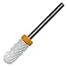 Pana (Grit: XXC - 2X COARSE) Professional USA Ceramic White Smooth Top LARGE Barrel Bit Nail Drill 3/32