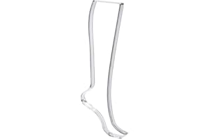 RETAIL RESOURCE High Heel Plastic Shoe Form, Tall 1" x 8" x 17" (W x D x H)