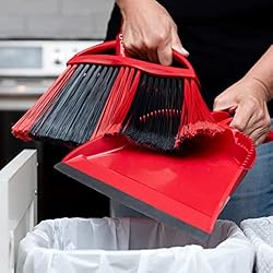 O-Cedar One Sweep Broom with Step-On Dustpan