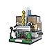 Micro Brickland Mini Model Movie Theater Building Bricks Mini-Sized 3D Architecture, Small Building Block Set (146 Pieces)
