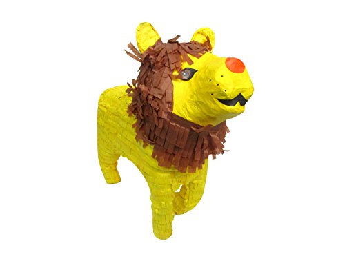 Pinatas Lion Pinata - Game, Decoration and Photo Prop for Zoo or Jungle Safari Party