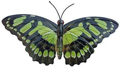 Primus Grand Vert Metal Jardin Papillon Decoration Murale Pour