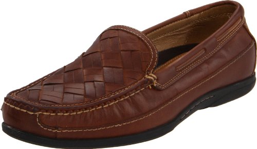 Johnston & Murphy Men's Trevitt Woven Venetian Loafer,Tan Full Grain,9 M US