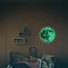 Creative 30cm Luminous Moon Skin Wall Sticker Decorative Glow in the Dark, Decor Removable Art Mural Baby Nursery Room