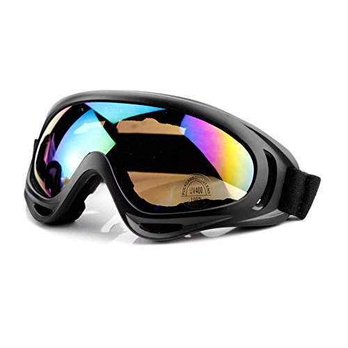 Glumes Ski Snowboard Goggles UV Protection Anti-Fog Snow Goggles for Men Women Youth