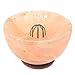 Rakaposhi Natural Himalayan Salt Ball Bowl Lamp, Authentic Stone Mineralamp, Premium Quality Wood Base with Dimmer Switch