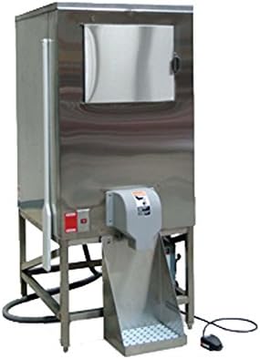 Hoshizaki HCD-500B 30 Ice Bagging System with 647 lbs. Ice Storage Capacity Stainless Steel Adjustable Bag Shelf Safety Interlock Door Switch and Superior Seamless Poly Liner: Stainless