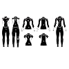 Scubapro-Hybrid-Steamer-Front-Zip-3mm-Womens-Sleeveless-Wetsuit-BlackWhite-Medium