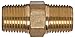 Anderson Metals - 56122-02 56122 Brass Pipe Fitting, Hex Nipple, 1/8