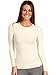 SPANX On Top and in Control Sophisticated Long Sleeve Crew 977 (Vanilla/Medium)