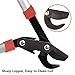 EONLION Lopper Shears, Professional Compound Action Bypass Lopper, Tree Trimmers Secateurs, 27-Inch Length with 20-Inch Handle Shock Absorbing Effort-Saving Garden Lopper, Pruning Tool