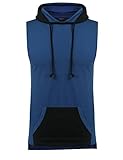 COOFANDY Men's Muscle Tank Top Workout Training Shirt with Hoodies