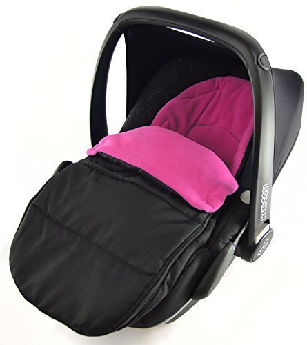 Car Seat Footmuff/Cosy Toes Compatible with Recaro Privia Pink Rose