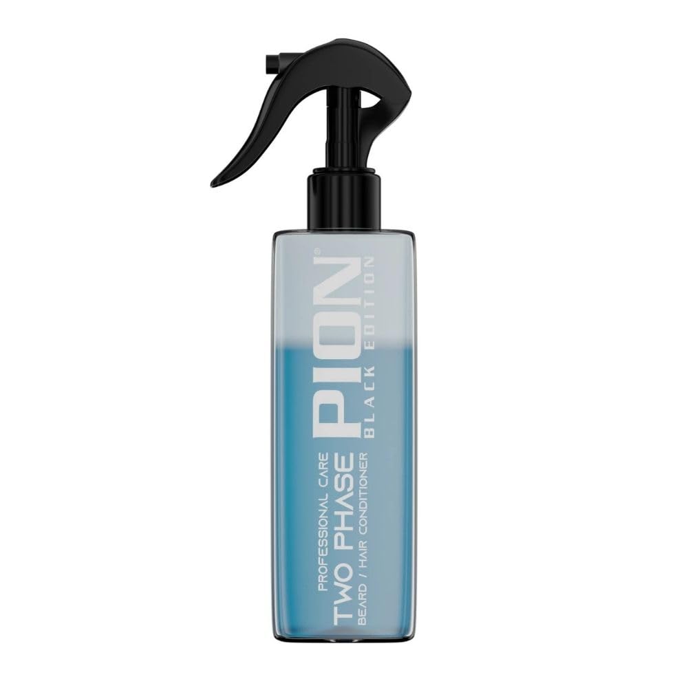 Pion Collagen 2-Phase Beard & Hair Conditioner 390 ml – Nourishing Dual-Phase Leave-In Spray – Strengthens, Hydrates & Volumizes Beard & Hair – Light, Non-Greasy Finish