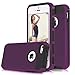 Ailun Case for iPhone 5s iPhone Se(2016) iPhone 5 Soft TPU Bumper Hard Shell Solid PC Back Shock Absorption Hybrid Dual Layer Slim Cover Purple