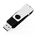 JUANWE USB Flash Drive 2GB 20 Pack Bulk USB 2.0 Thumb Drive with Swivel Design Memory Stick Data Storage Backup Photo Pen Drive，Black