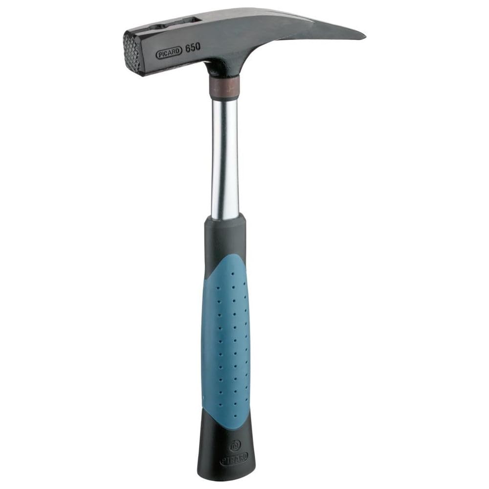 Picard 0065010 VPA-GS with 2 Sharp Edges Carpenters Roofing Hammer - Black/Silver
