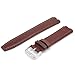 Pebble Steel 2 Genuine Leather Waterproof Watch Band Strap Watchband by MOTONG,Fits Pebble Steel 2 with 22mm Lug(Leather Brown)