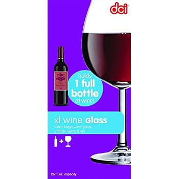 wine glass that holds a whole bottle amazon