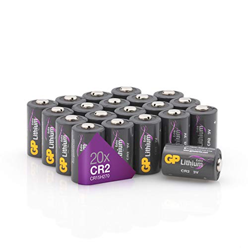 GP Extra CR2 Batterie 3 Volt Lithium 20 Stück | CR2 3V, CR15H270, DLCR2