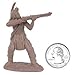 Plains Indian Warriors Plastic Army Men: 12 piece set of 54mm Figures - 1:32 scale