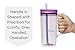 Bubba Envy Insulated Tumbler with Straw, 48oz- Ideal Travel Mug with Handle that is Impact, Stain, Sweat, and Odor Resistant - Insulated Water Bottle to Take on the Go - Purple