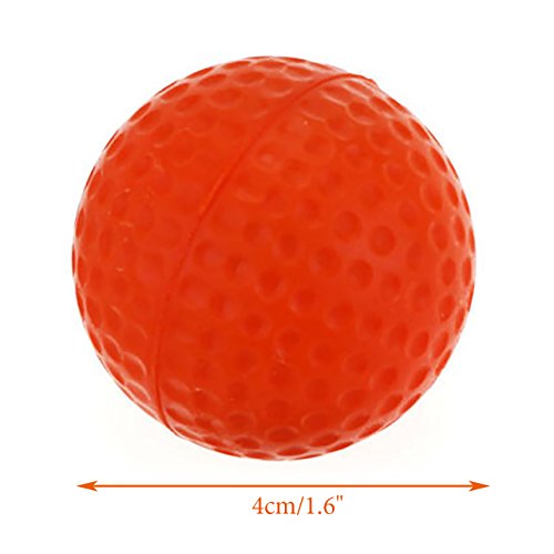 Chiwava 12 Pack 1.6 Inch Soft Rubber Foam Cat Toy Ball Sponge Sport