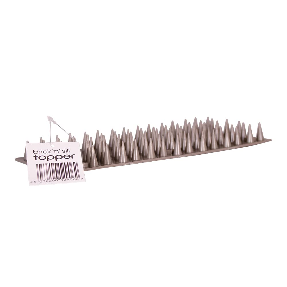 The Big Cheese Prickle Strip Brick n Sill Topper STV906, 23 x 9cm, Grey