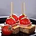 Bamboo Skewers BBQ Natural Bamboo Sticks Appetizers, Cocktails, Caramel, Candy Apple, Corn Dog, Corn Cob, Chocolate Fountain, Kabob, Grill (4 inch -300pcs)