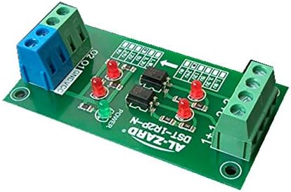 SHAPB 12V to 5V/12V to 24V/24V to 3.3V/24V to 5V 2 Channel Optocoupler Isolation Board PLC Signal Level Voltage Conversion Module