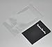Paper & Plastic Jewelry Earrings Ear Studs Display Cards Rectangle Black W/Self-Seal Bags 7x5cm(2 6/8