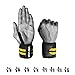 Elastic Wrist Wraps - 18 Inch Pair for Fitness, Powerlifting, Bodybuilding, Weight Lifting, Cross-Training Wrist Supports for Weight Training - with Hook and Loop Grip