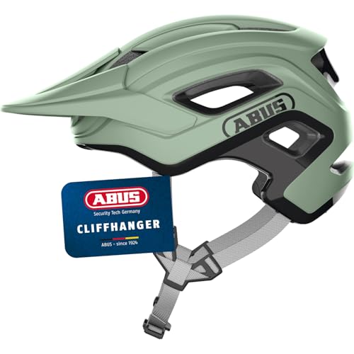 ABUS Cliffhanger MTB-Fahrradhelm, Mist Green, L