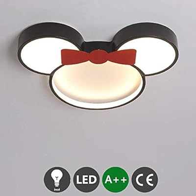 Led Ceiling Lamp Nursery Mickey Mouse Ceiling Light Warm White
