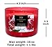T&H Stress Relief Aromatherapy Candles All Natural Soy Wax and Essential Oils Long Lasting 16 Ounce 80 Hour Burn (Pomegranate Noir)thumb 2