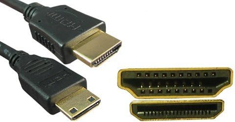 Mini HDMI Cable for Canon VIXIA / LEGRIA HF R11, HF R10, HF R100, HF R16, HF R106, HF R18, HFR11, HFR10, HFR100, HFR16, HFR106, HFR18,