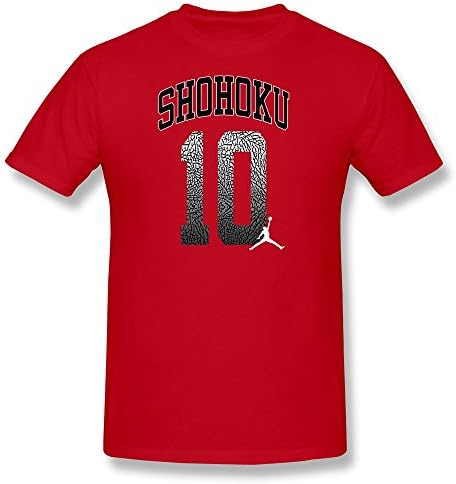AnneLano Men's Shohoku 10 Tshirt Large Red