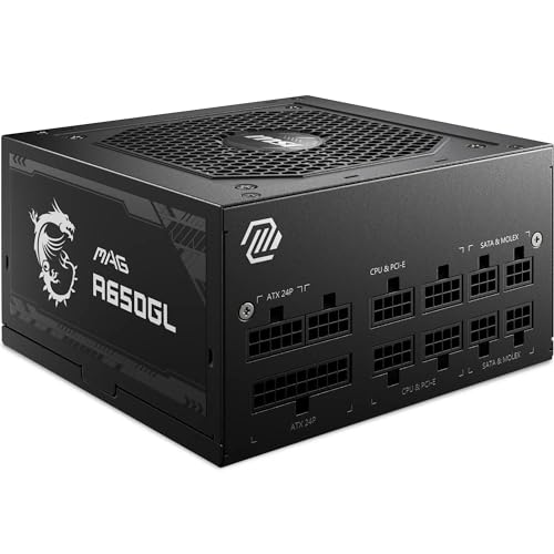 MSI MAG A650GL 650W Power Supply Unit