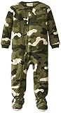 Komar Kids Little Boys' Camo Fleece Footed Blanket Sleeper